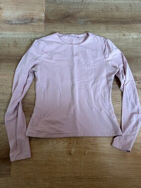 Abercrombie & Fitch Pale Pink Long Sleeve Tee